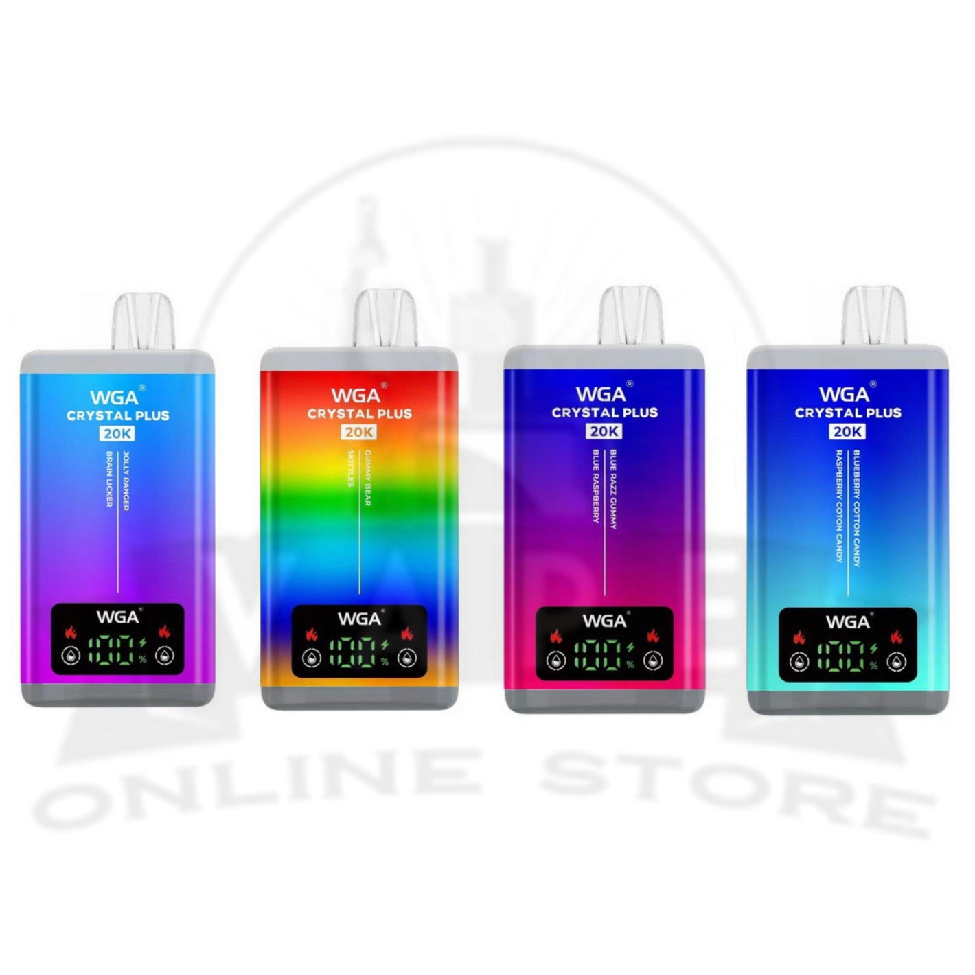 WGA Crystal Plus 20000 Puffs 2-in-1 Disposable Vape | Full Stock