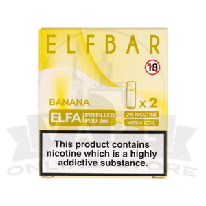 Banana Elfa Pre-filled Pods By Elf Bar