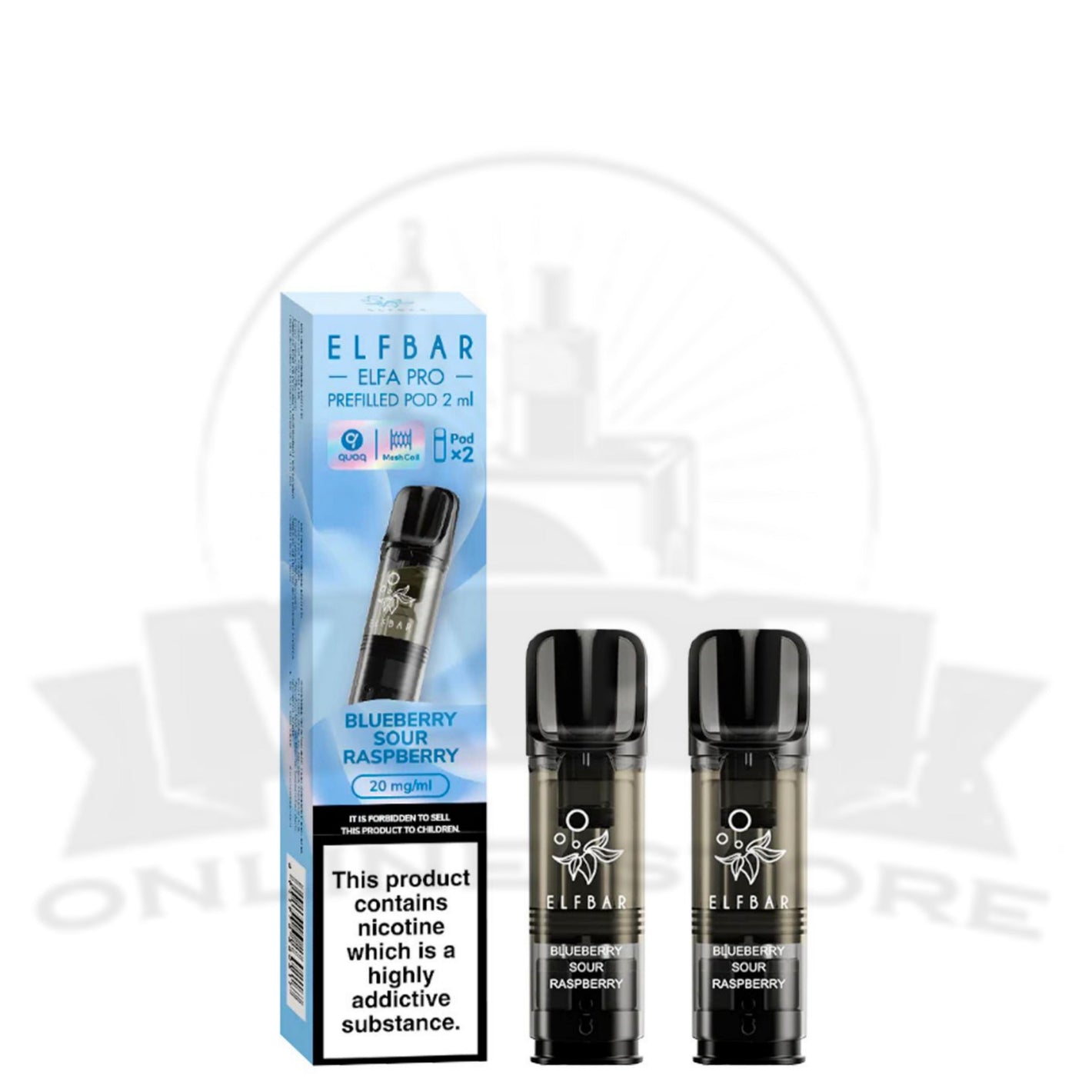 Blueberry Sour Raspberry Elfa Pro Prefilled Pods | Best Price