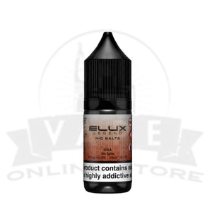 Cola Elux Legend 10ml Nic Salt | Retail & Wholesale