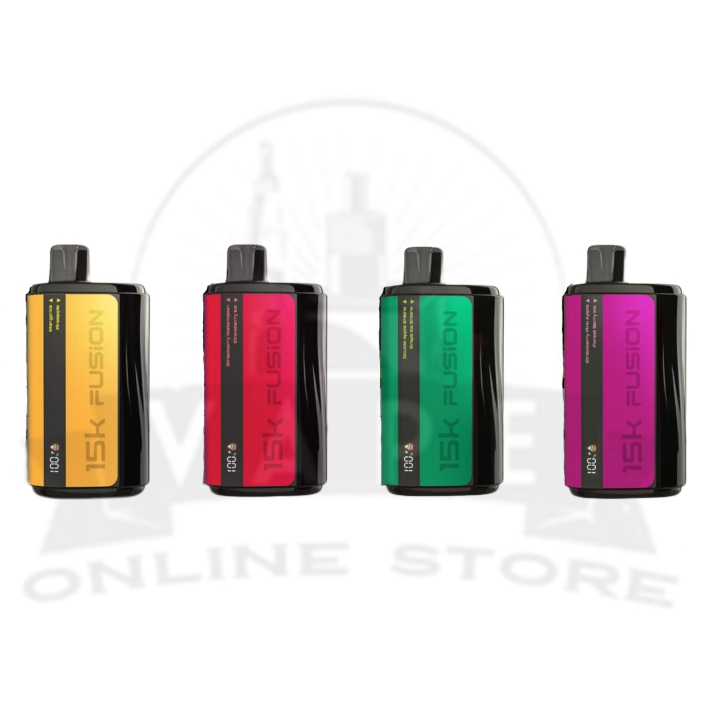 Fusion 15000 Puffs Dual Tank 2 In 1 Flavours Disposable Vape | Best Vape