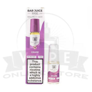 Grape Bar Juice 5000 Nic Salt E-Liquid | 4 for £10