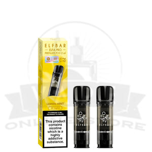 Lemon Mint Elfa Pro Prefilled Pods | Best Price