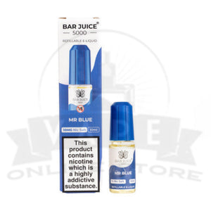 Mr Blue Bar Juice 5000 Nic Salt E-Liquid | 4 for £10