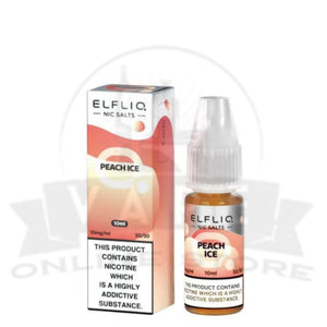 Peach Ice Elf Bar Elfliq 10ml Nic Salt | 5 for £10