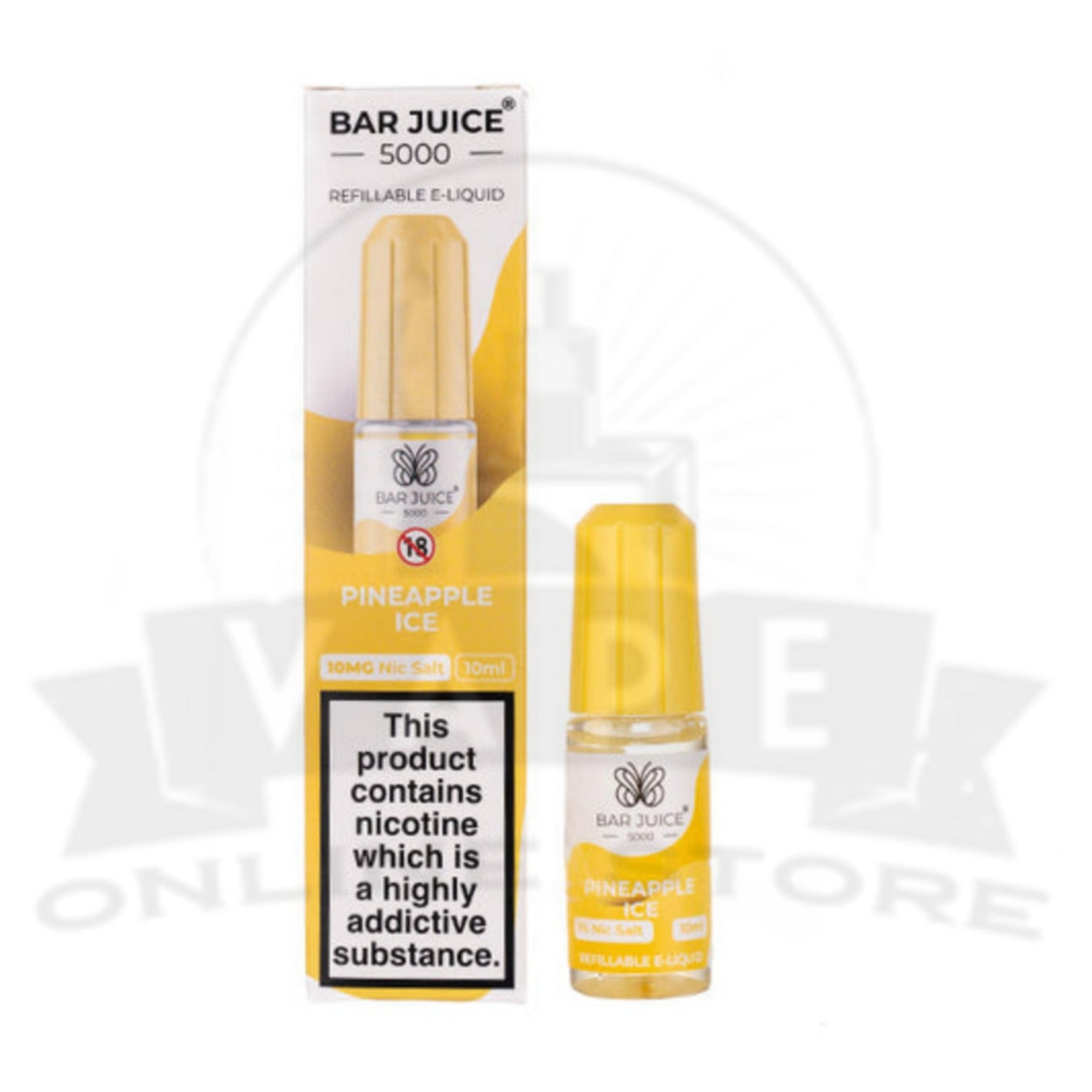 Pineapple Ice Bar Juice 5000 Nic Salt E-Liquid | 4 for £10