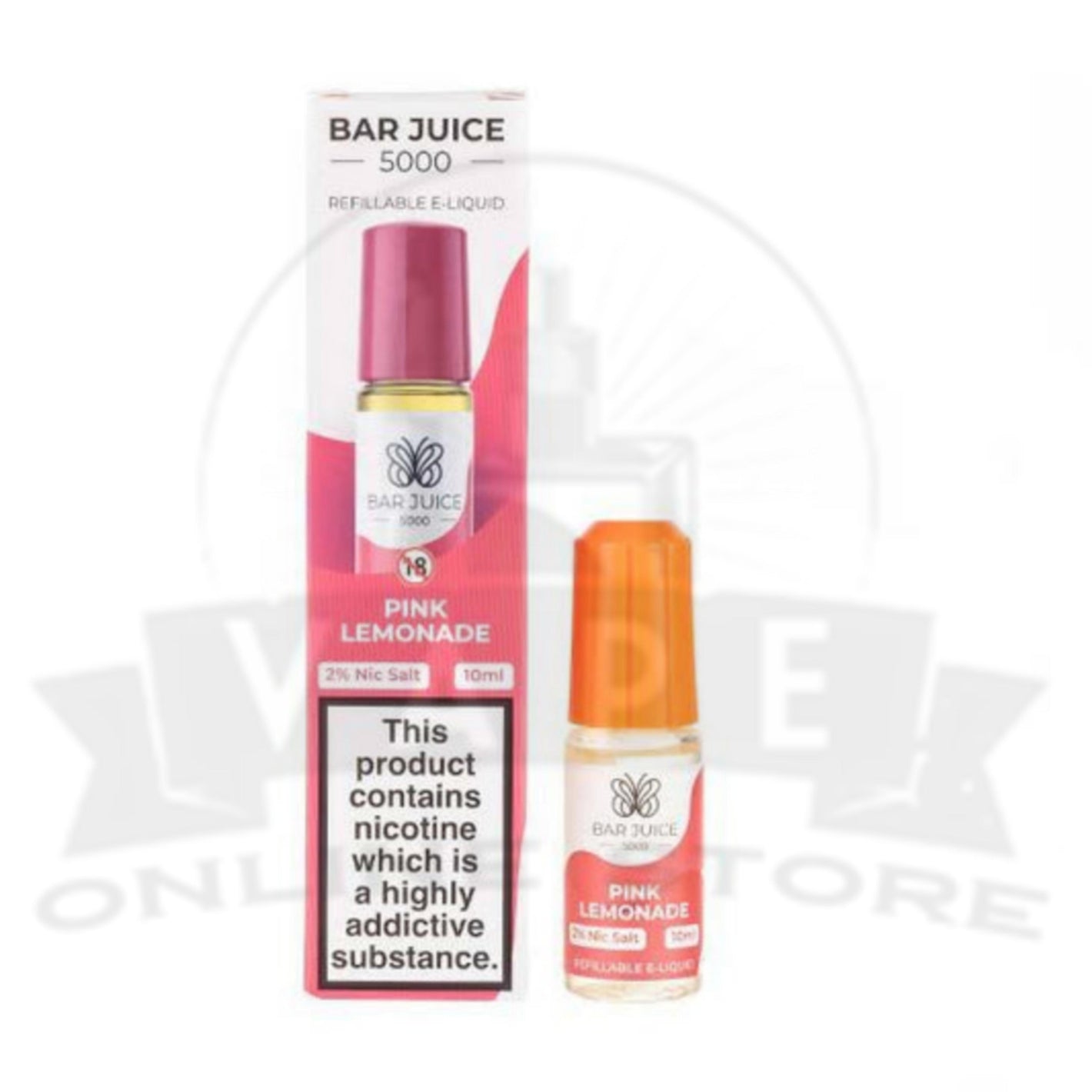 Pink Lemonade Bar Juice 5000 Nic Salt E-Liquid | 4 for £10