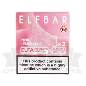 Pink Lemonade Elfa Pre-filled Pods By Elf Bar