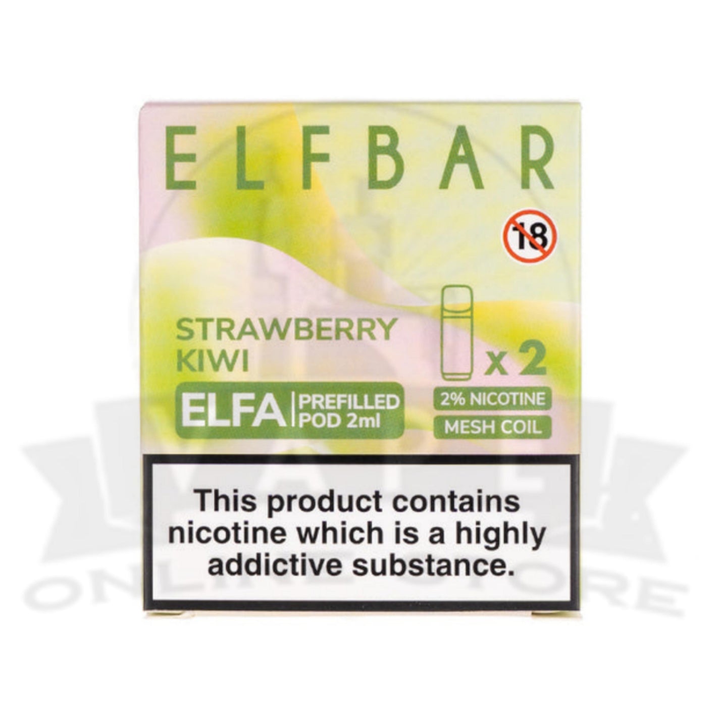 Strawberry Kiwi Elfa Pre-filled Pods By Elf Bar