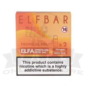 Tropical Fruit Elfa Pre-filled Pods By Elf Bar