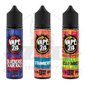 Vape 24 50ml E-Liquid Shortfill | Buy Online Vape Store