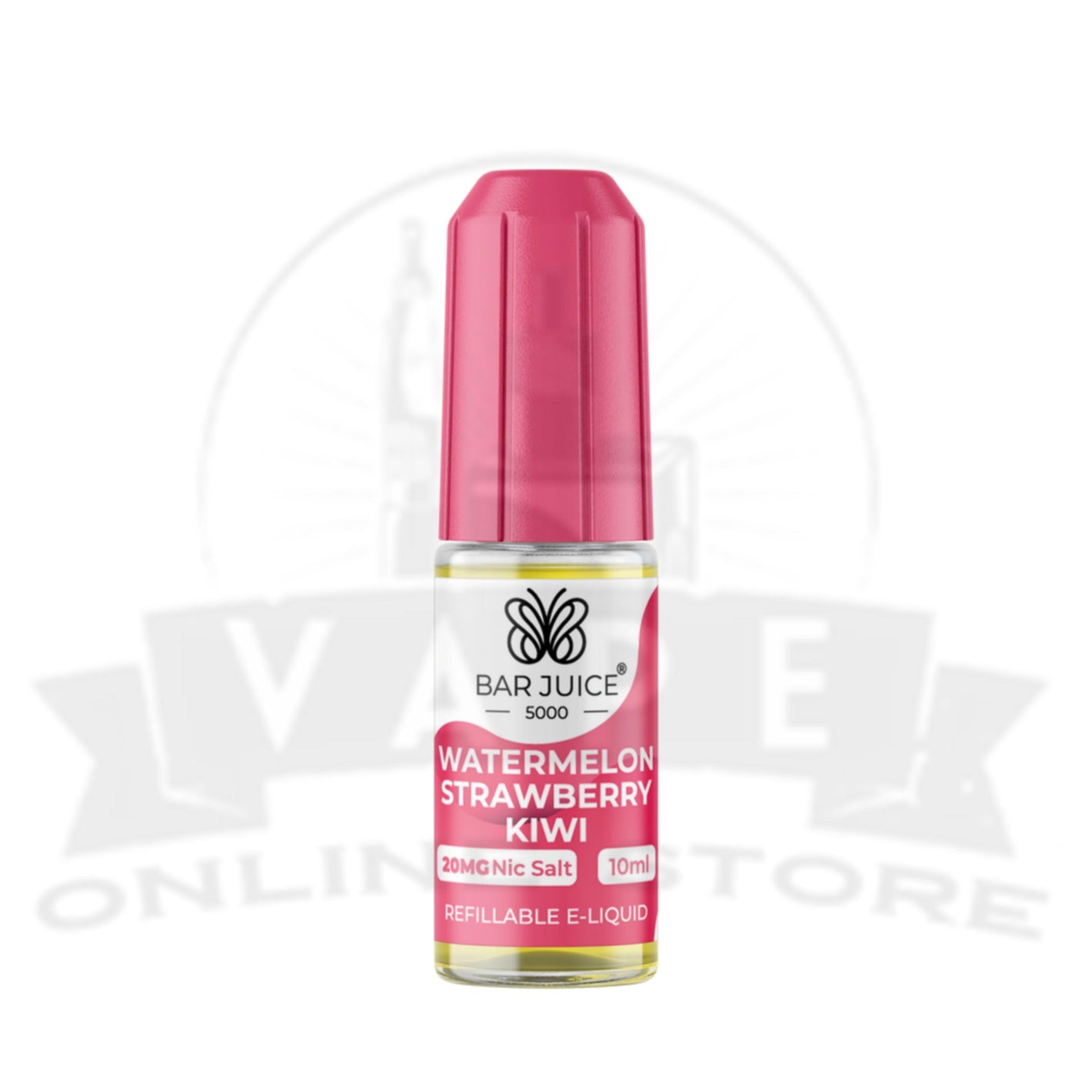 Watermelon Strawberry Kiwi Bar Juice 5000 Nic Salt E-Liquid | 4 for £10